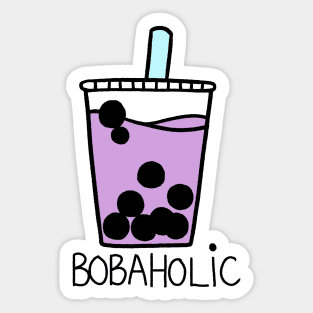 BobaHolic Sticker